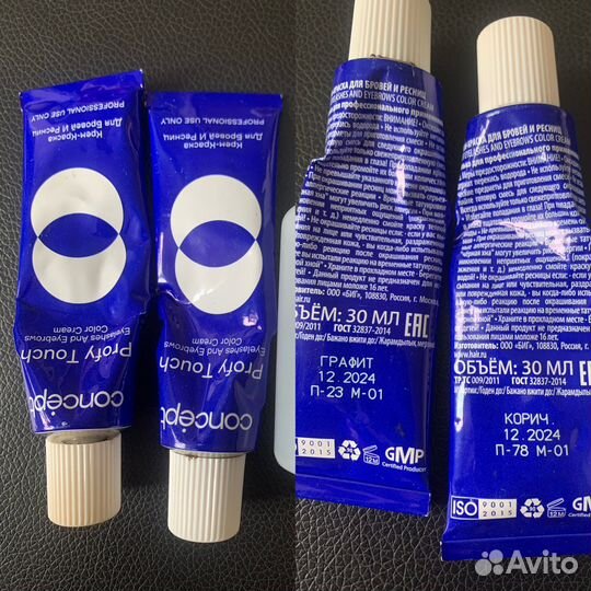 Краска для ресниц и бровей Concept