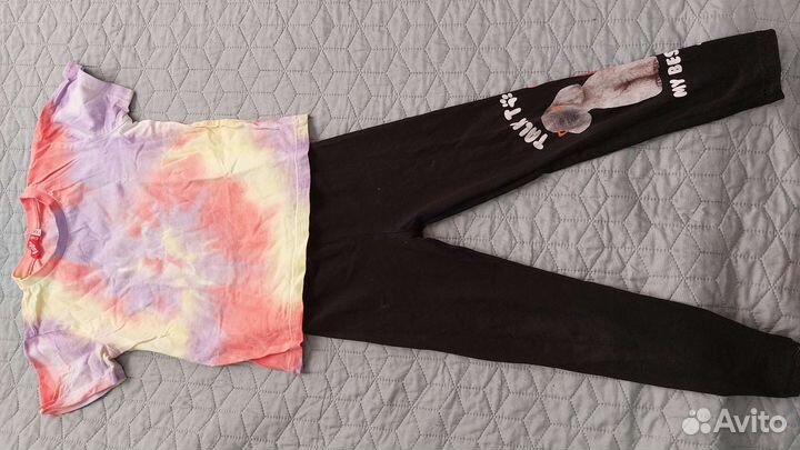 Футболка,шорты,легенсы на ростовки от 116 до 134