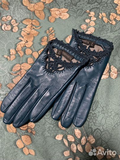 Перчатки женские кожаные размер 7