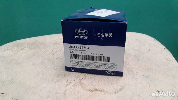 Фильтр масляный и салонный на Hyundai getz