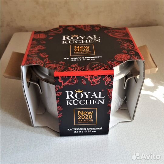 Кастрюля Royal Kuchen 3,6 л и на 8 л