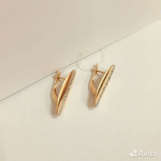 Золотые серьги