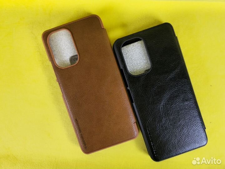 Чехол-книжка Leather Case Nillkin Poco F3