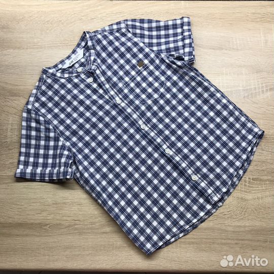 Стильная рубашка h&m 116 р-р