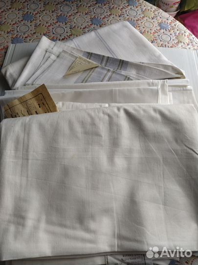 1,5 спальное белье 100% хлопок СССР