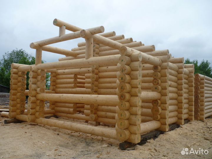 Срубы, Старица, бани, дома