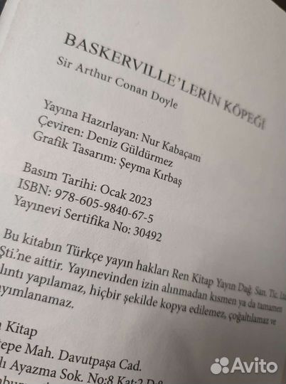 Sherlock Holmes Baskerville'lerin Köpegi турецкий