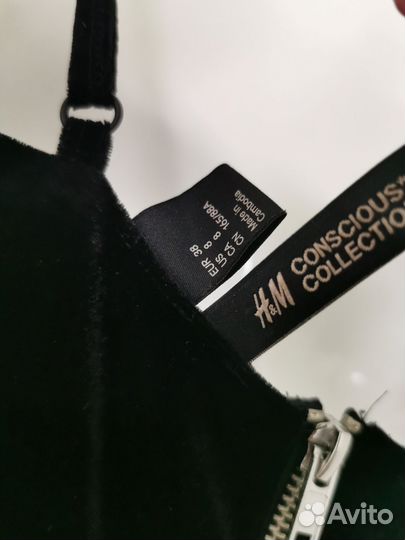 Платье вечернее нарядное с хвостом кошки H&M 44-46