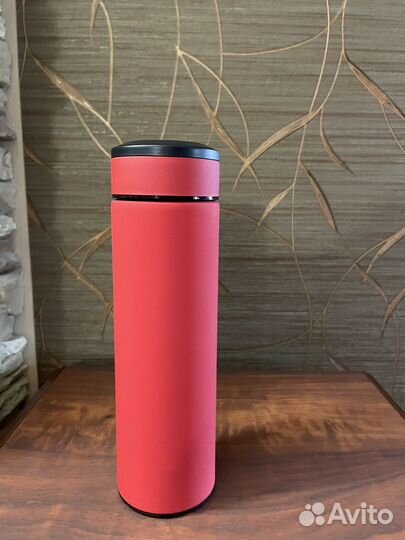 Термос «Confident» 420 мл, цвет красный