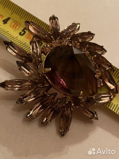 Брошь Чехословакия Винтаж