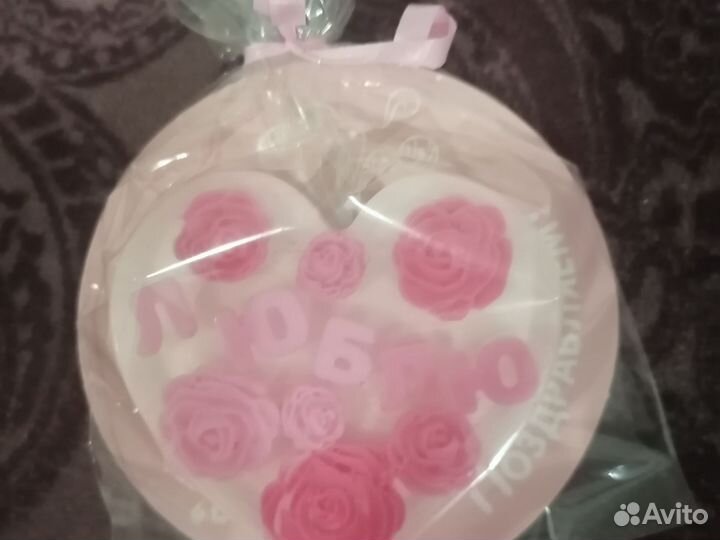 Мыльные сердечки ручной работы