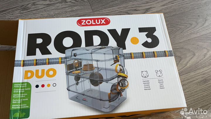 Клетка для хомяка с трубами