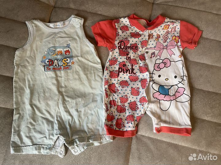 Вещи пакетом для девочки 62-74