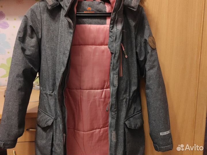 Парка зимняя для девочки 140-146