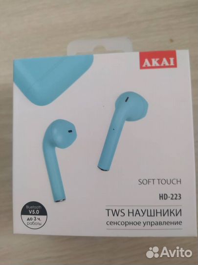 Беспроводные наушники TWS akai HD-223 (новые)
