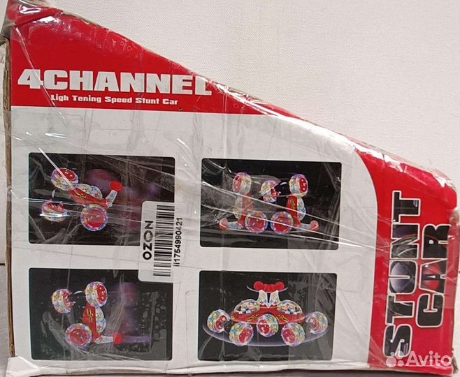 Машина-перевёртыш на радиоуправлении stunt car 360