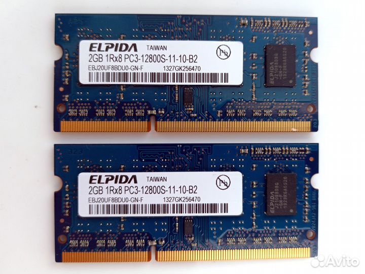 Оперативная память 2Gb x 2 из MAC'а