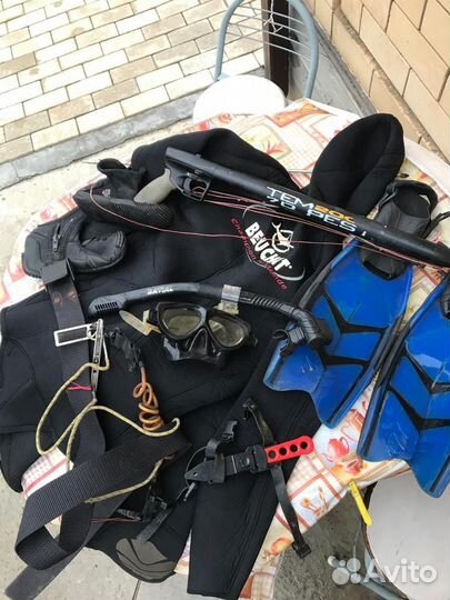 Гидрокостюм для подводной охоты 7мм