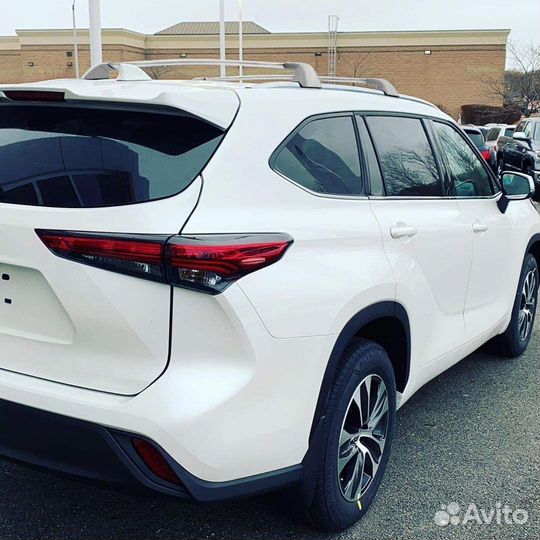 Поперечины Toyota Highlander 2019+ (OEM) серебро