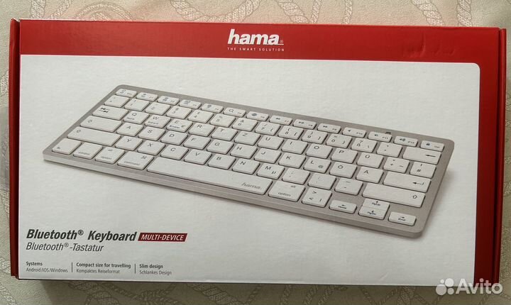 Беспроводная блютуз клавиатура hama