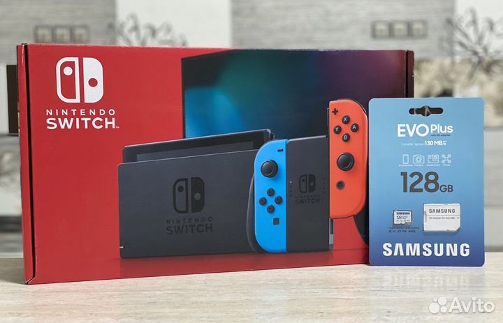 Nintendo Switch v.2 32Gb/1Tb Sx Core/Hwfly Прошиты