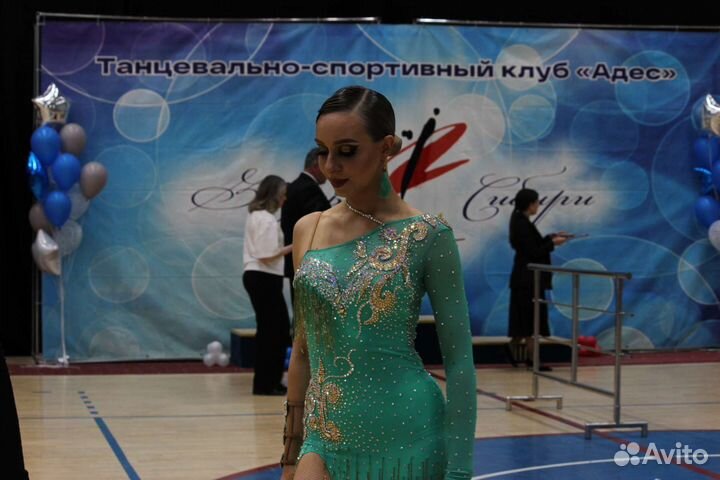 Платье для бальных танцев латина ю2, молодежь