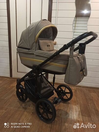 Коляска Adamex Remini Deluxe (эко кожа)