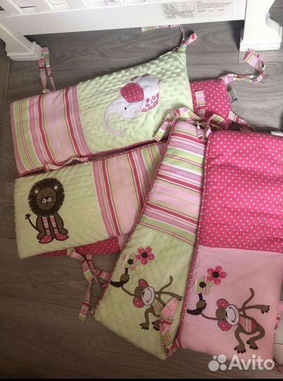 Бортики в детскую кроватку