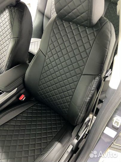 Автопилот чехлы Skoda Rapid (12+) ромб