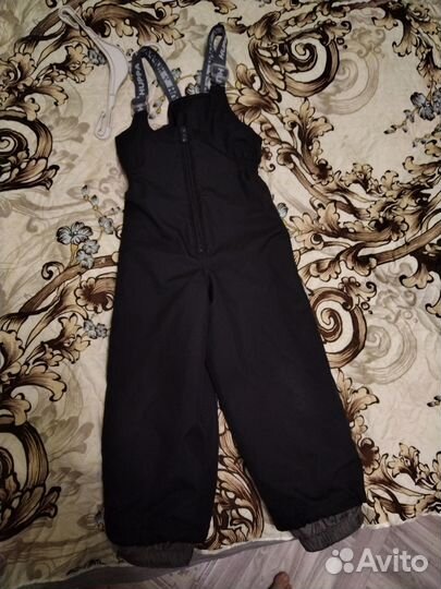 Полукомбинезон зимний для девочки 110