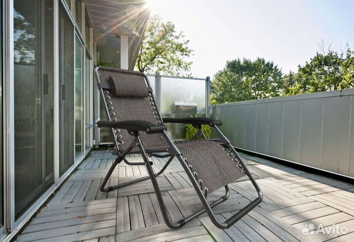 Кресло шезлонг раскладное