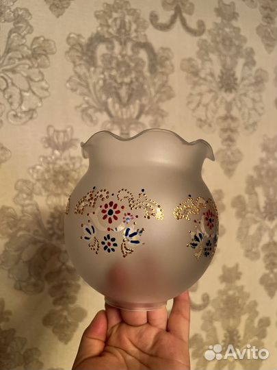 Плафон старинный для лампы