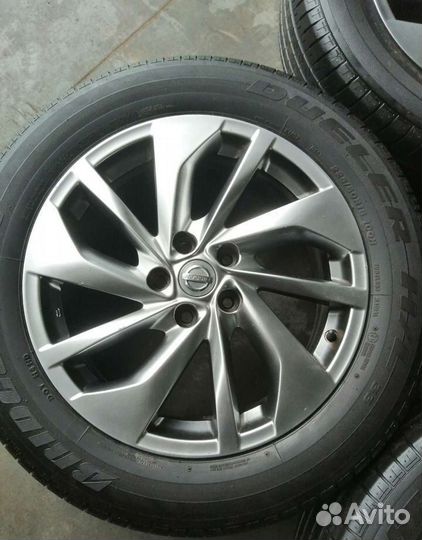 Летние колёса Nissan X-Trail 225/60/18 Bridgestone