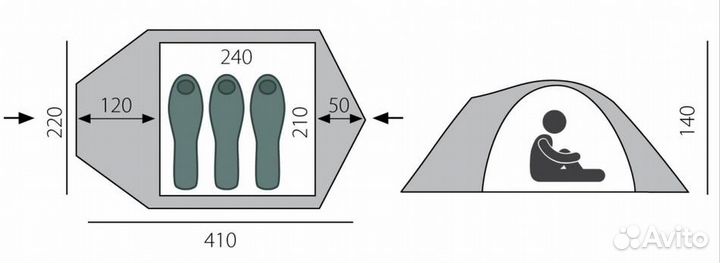 Палатка BTrace Challenge 4