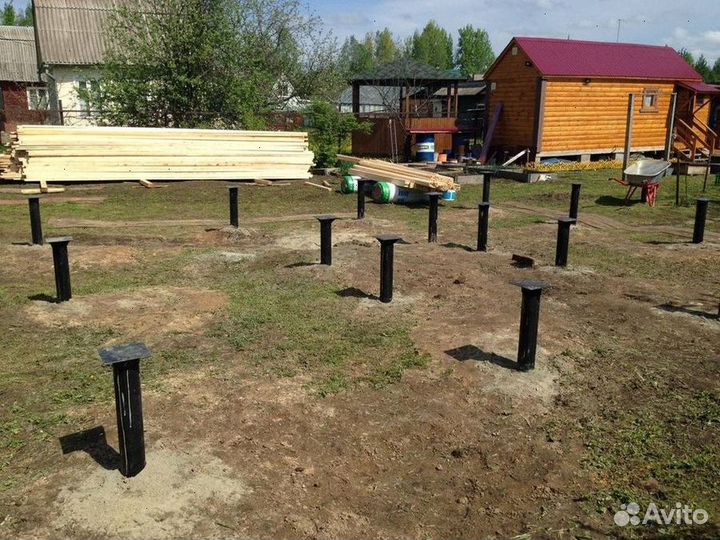 Винтовые сваи для фундамента