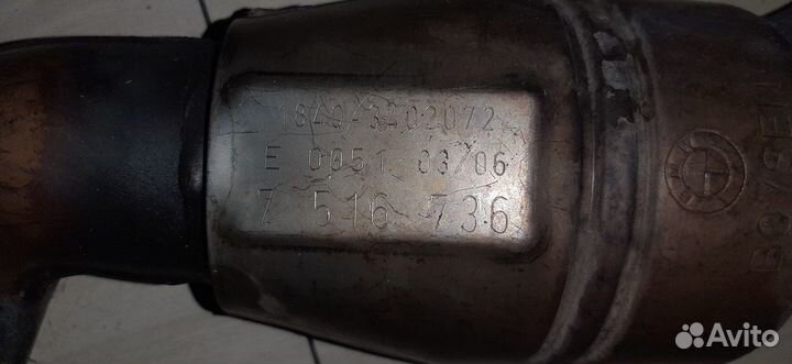 Катализатор 2 шт. выпускной коллектор BMW X3 E83