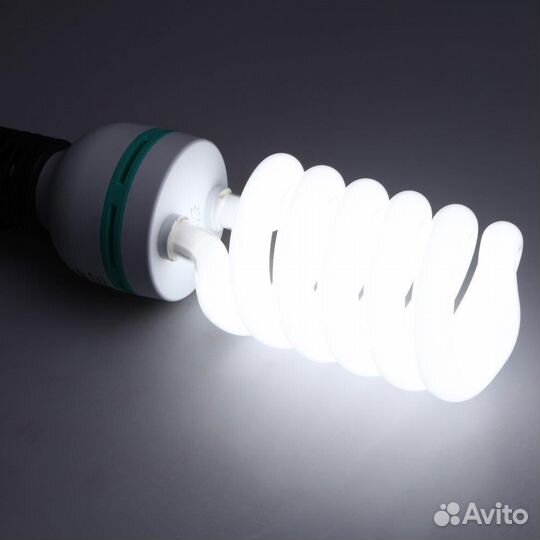 Лампа студийная, люминесцентная новая, е27