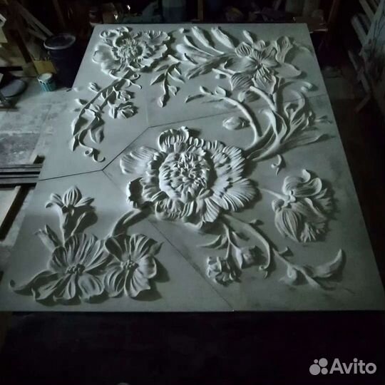 Барельеф, роспись стен, декоративная штукатурка