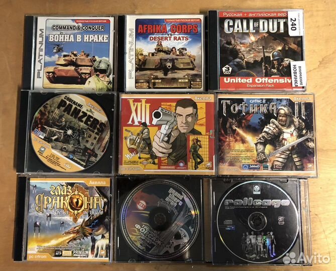 Игры на DVD дисках для пк в ассортименте