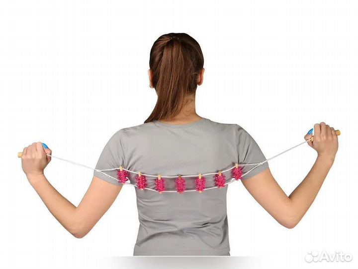 Массажер ленточный зубчатый, 7-ми рядный