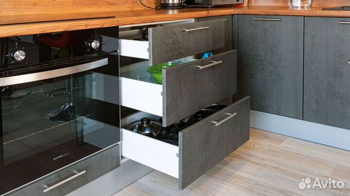 Кухонный гарнитур Stylish угловая и прямая