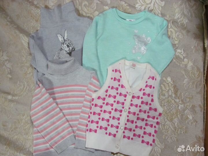 Вещи пакетом для девочки рост 86-92