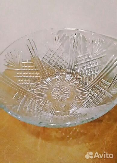 Салатник хрустальный