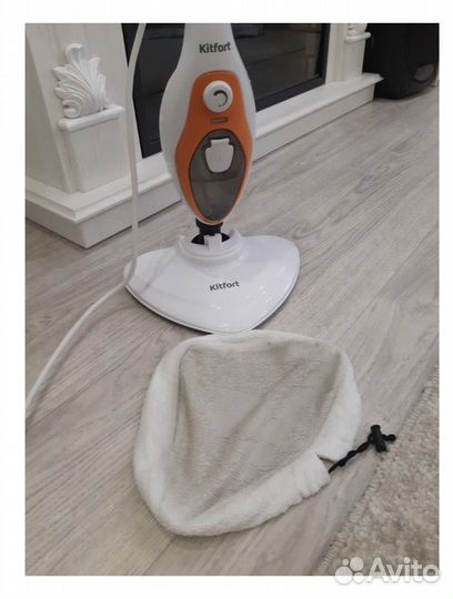 Паровая швабра KitFort KT-1004-3 оранжевый