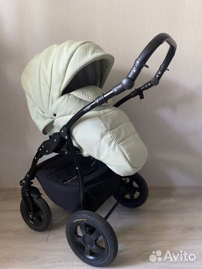 Коляска 2 в 1 Indigo эко кожа