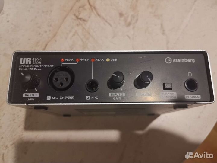 Аудио интерфейс steinberg UR12