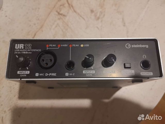 Аудио интерфейс steinberg UR12
