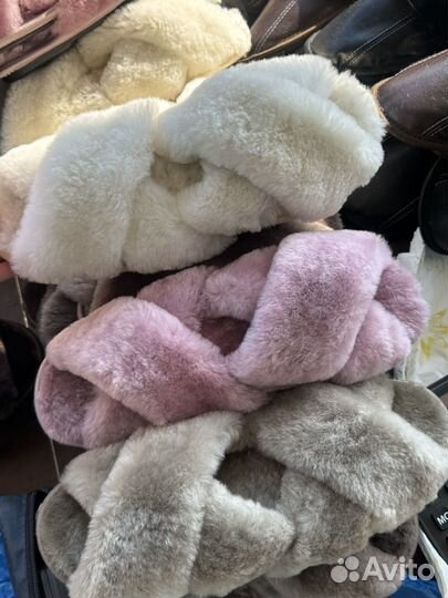 Тапочки из овчины