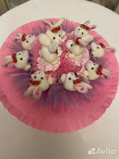 Букет из мягких игрушек