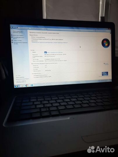 Ноутбук HP G62 b16ER рабочий